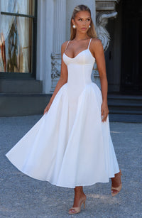Diana | Women's Sophisticated A-line Midi Dress