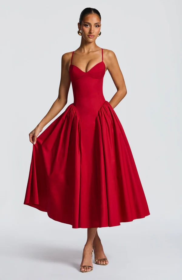 Diana | Women's Sophisticated A-line Midi Dress