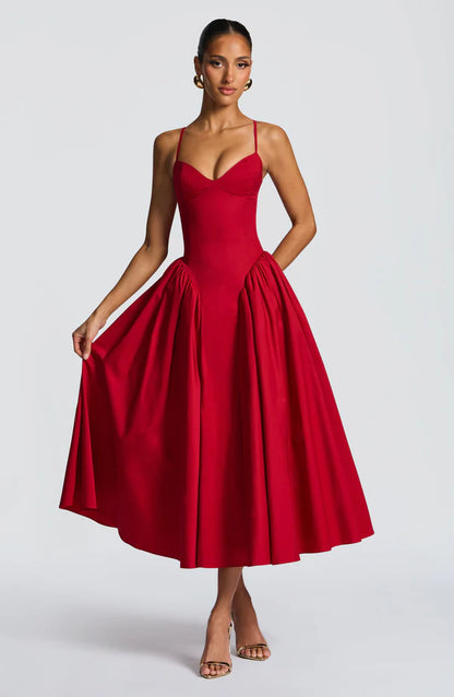 Diana | Women's Sophisticated A-line Midi Dress
