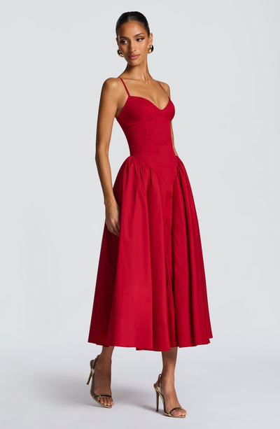 Diana | Women's Sophisticated A-line Midi Dress