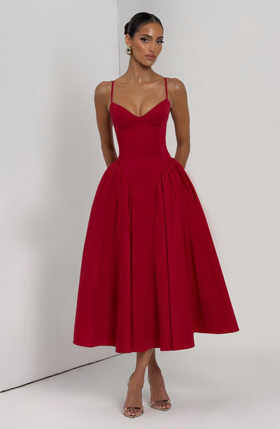 Diana | Women's Sophisticated A-line Midi Dress