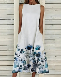 Amelie | Women's Summer Floral Midi Dress