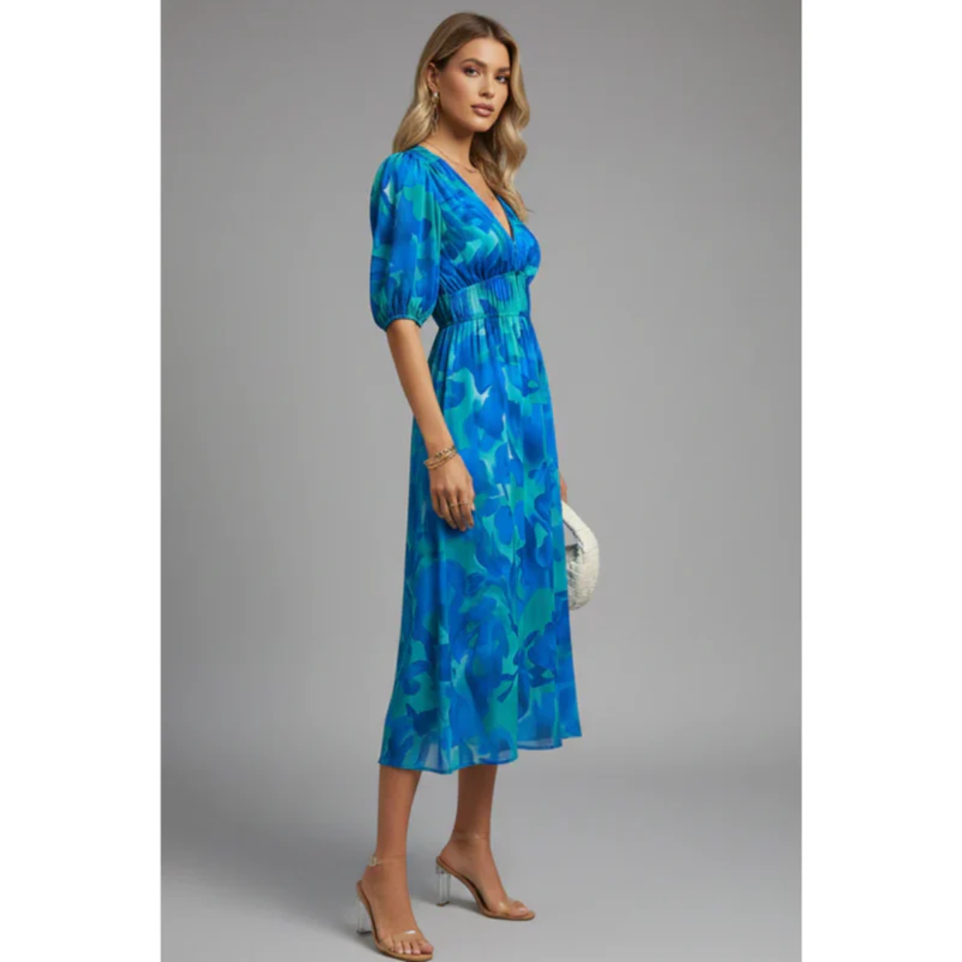 Zara | Women's Printed Evening Summer Dress