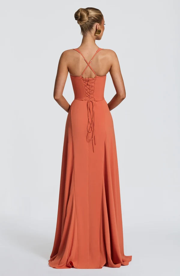 Emma | Women's Sweetheart Wedding Guest Maxi Dress