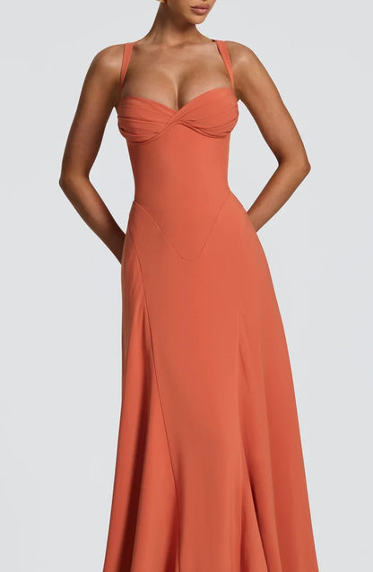 Emma | Women's Sweetheart Wedding Guest Maxi Dress