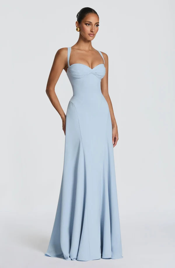 Emma | Women's Sweetheart Wedding Guest Maxi Dress