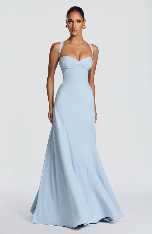 Emma | Women's Sweetheart Wedding Guest Maxi Dress