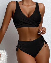 Joanne | Women's Elegant High Waist Bikini Set