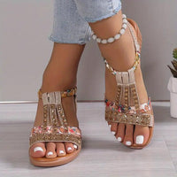 Gillian | Women's Flat Summer Boho Sandals