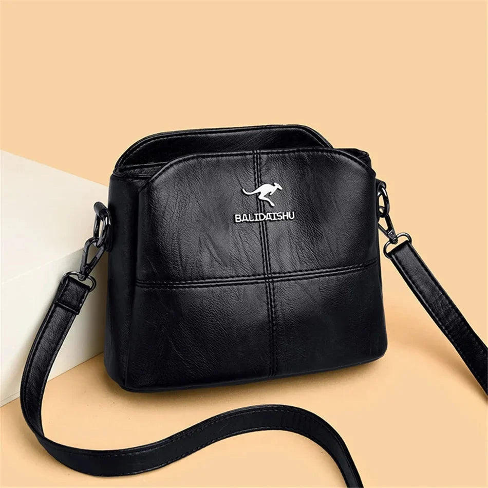 Karen | Women's Compact Leather Crossbody Bag