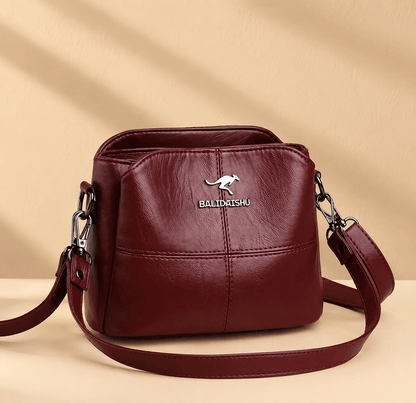 Karen | Women's Compact Leather Crossbody Bag