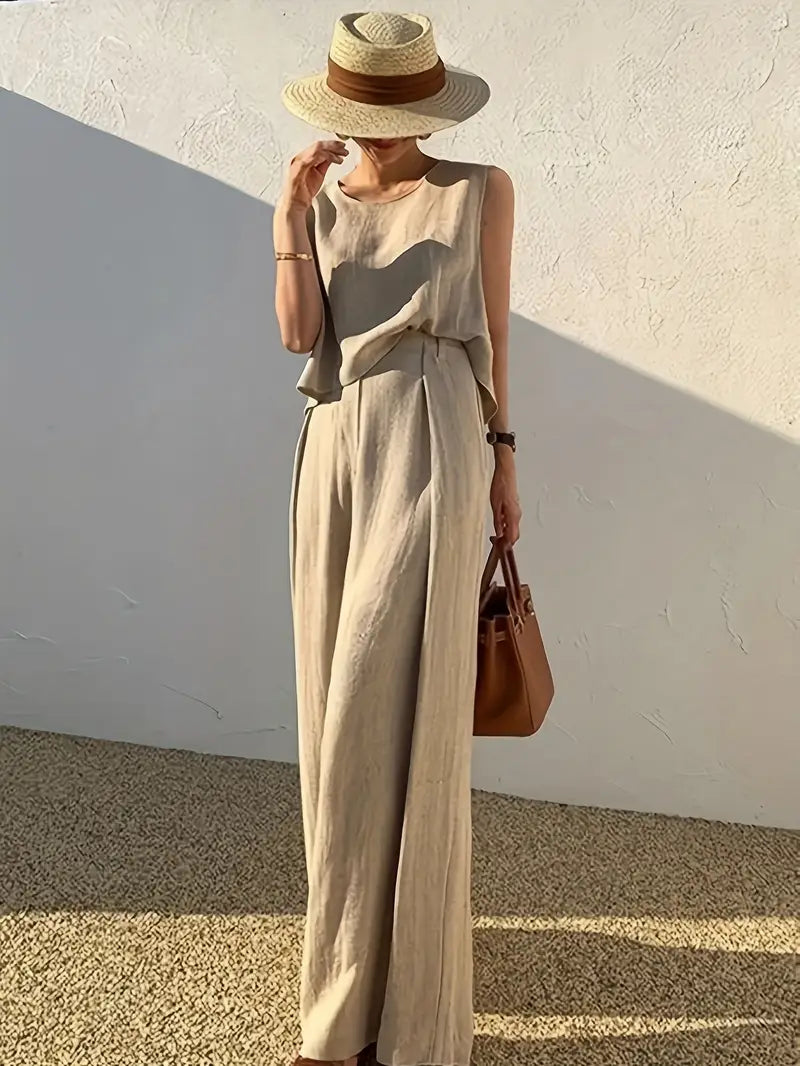 Lola | Women's Relaxed Wide-Leg Two-Piece Set
