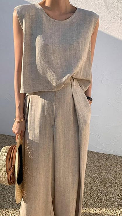 Lola | Women's Relaxed Wide-Leg Two-Piece Set