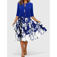 Cordelia | Women's Floral Two-Piece Midi Dress Set