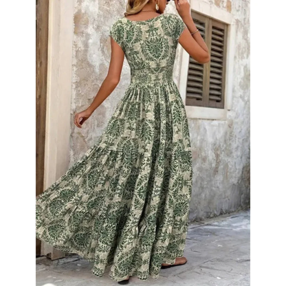 Poppy | Women's Boho V-Neck Maxi Dress