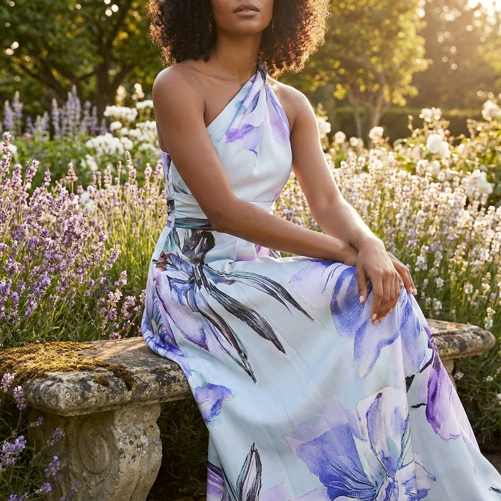 Matilda | Women's Floral Halter Maxi Dress