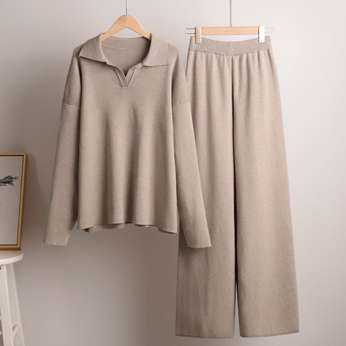 Millie | Women's Relaxed Collared Polo Trousers Set