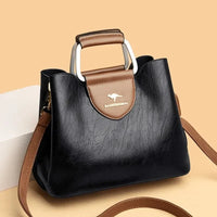 Olivia | Women's Structured Leather Shoulder Bag