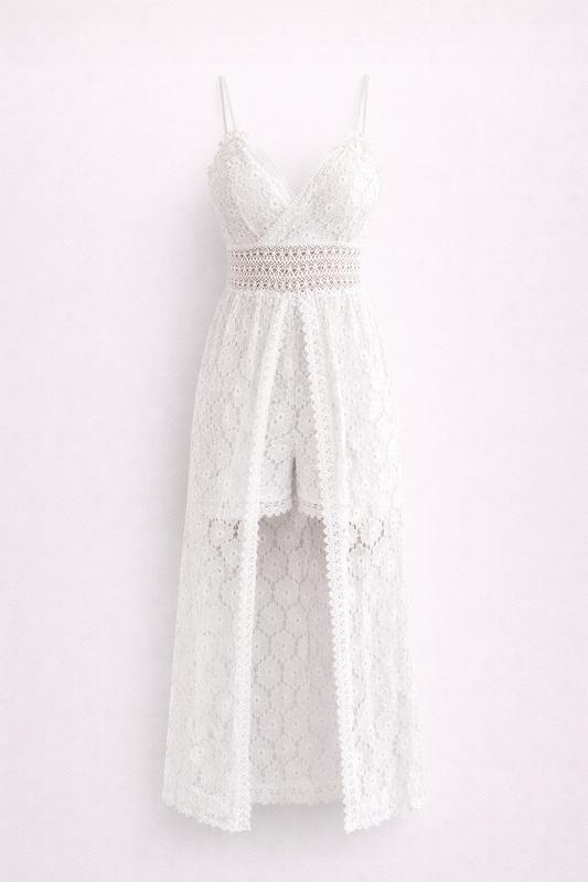 Poppy | Women's Romantic Lace V-Neck Maxi Dress