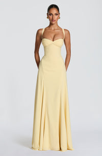 Emma | Women's Sweetheart Wedding Guest Maxi Dress
