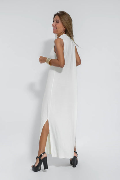 Sienna | Women's Sleeveless V-Neck Maxi Dress