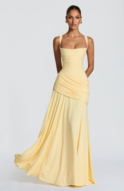 Paula | Women's Elegant Wedding Guest Maxi Dress