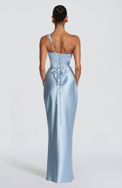 Sophia | Women's One Shoulder Satin Evening Dress