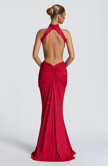 Alice | Women's Summer Halterneck Maxi Dress