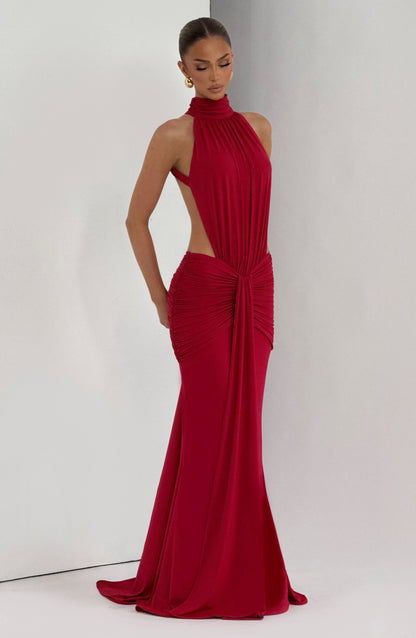 Alice | Women's Summer Halterneck Maxi Dress