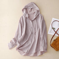 Wendy | Women's Breezy Hooded Summer Blouse