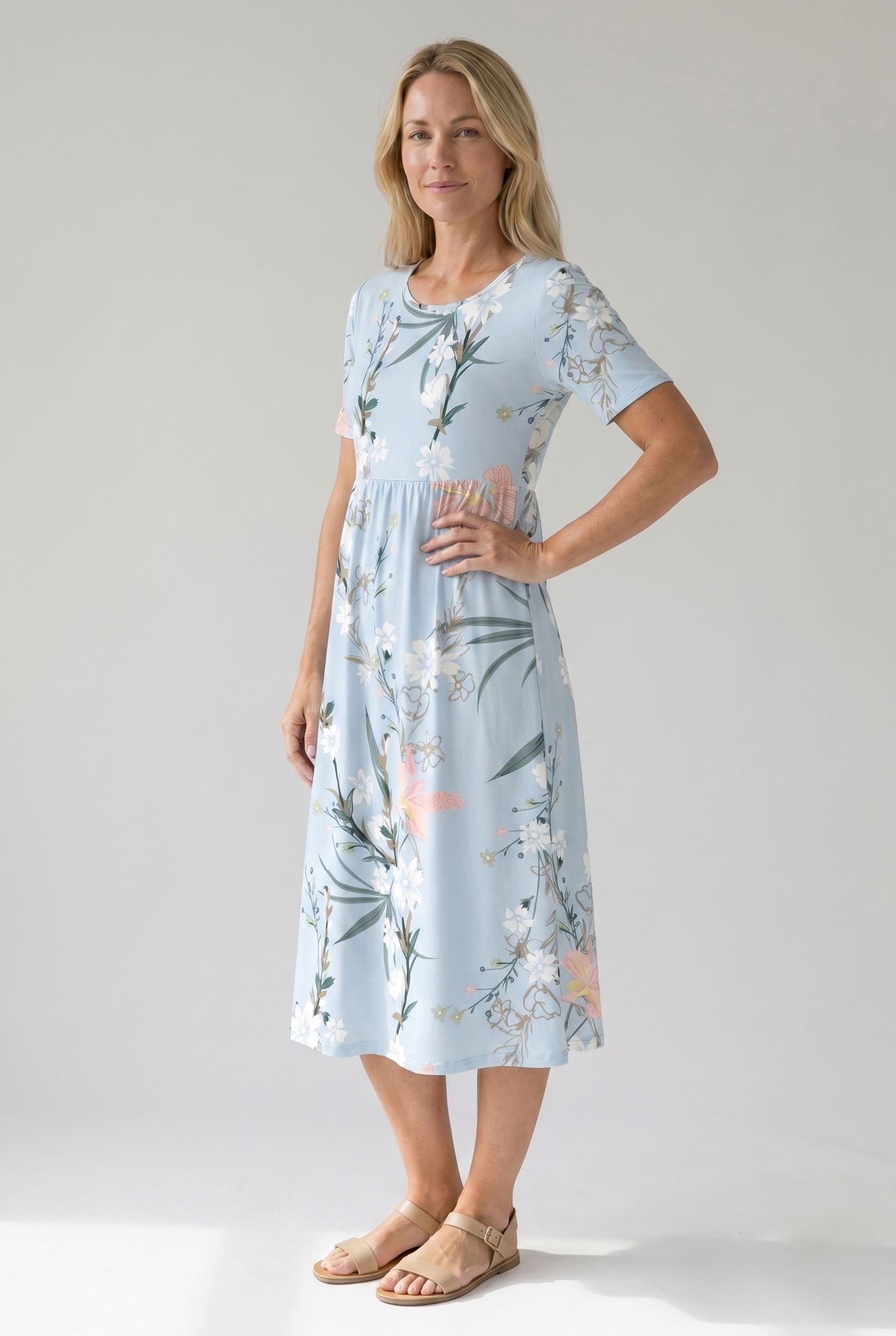 Sandra | Women's Summer Floral Printed Dress