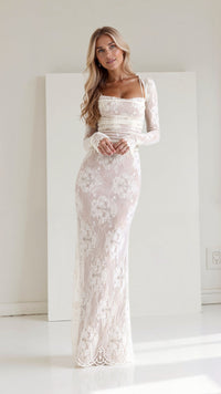 Zara | Women's Formal Embroided Wedding Guest Dress